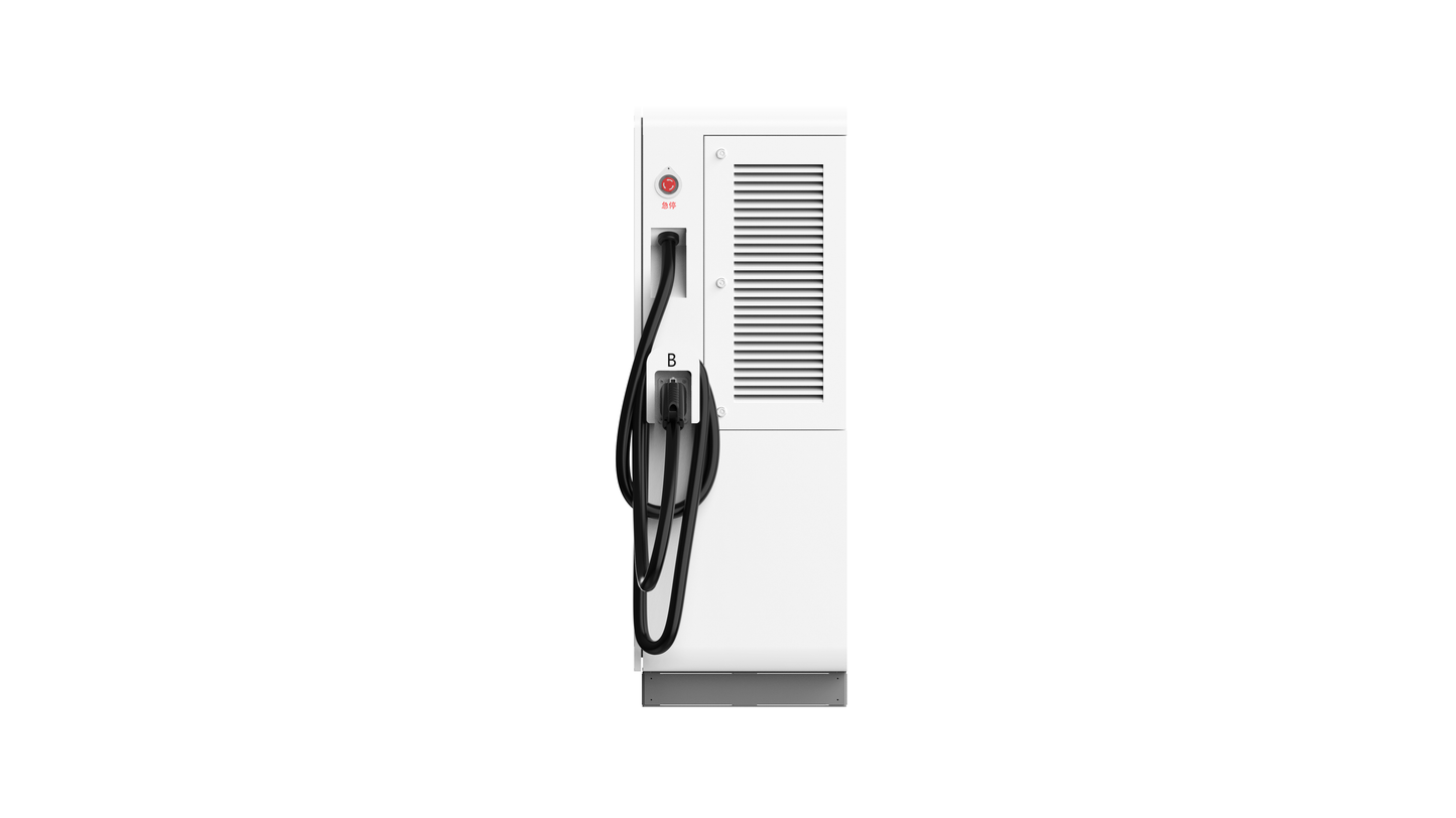 Econg Dupla AC/DC Gyors Töltő oszlop 120kw CCS1/CCS2 es elektromos autó töltő 5M kábellel
