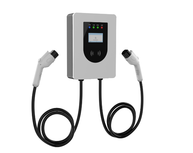 Econg Dupla AC Fali töltő 22kw Type2 es elektromos autó töltő 5M kábellel