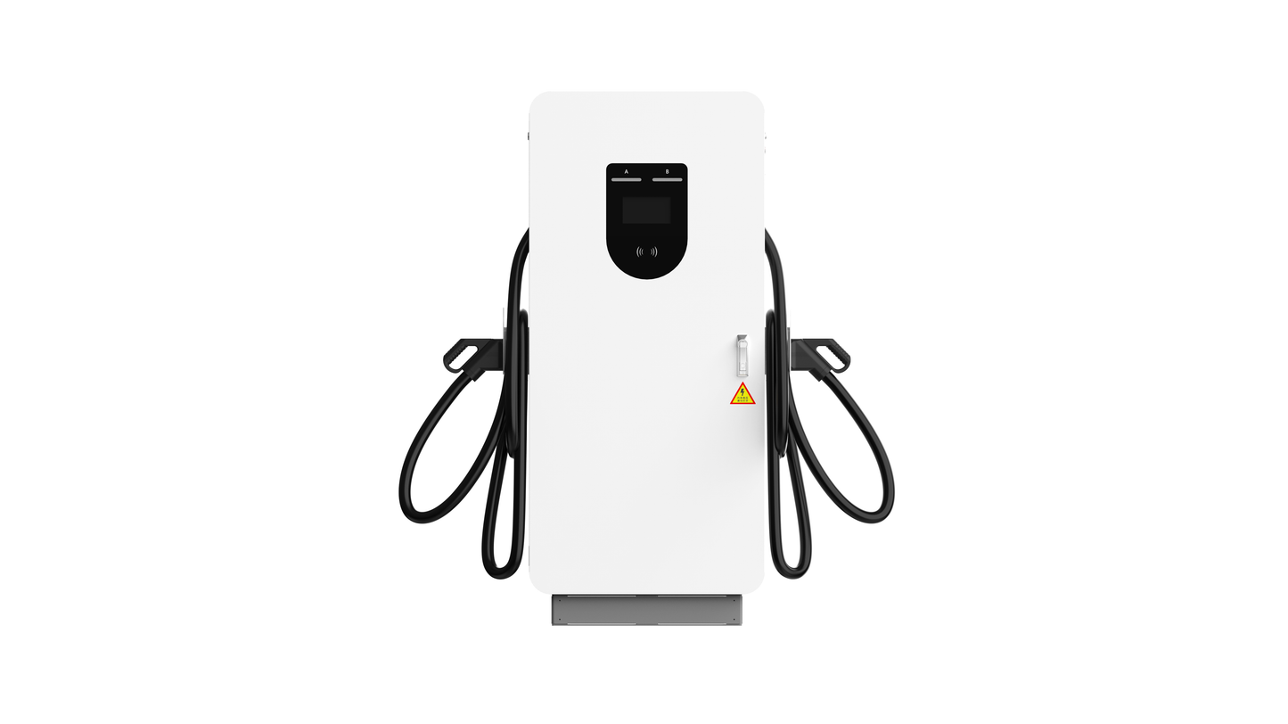 Econg Dupla AC/DC Gyors Töltő oszlop 160kw CCS1/CCS2 es elektromos autó töltő 5M kábellel