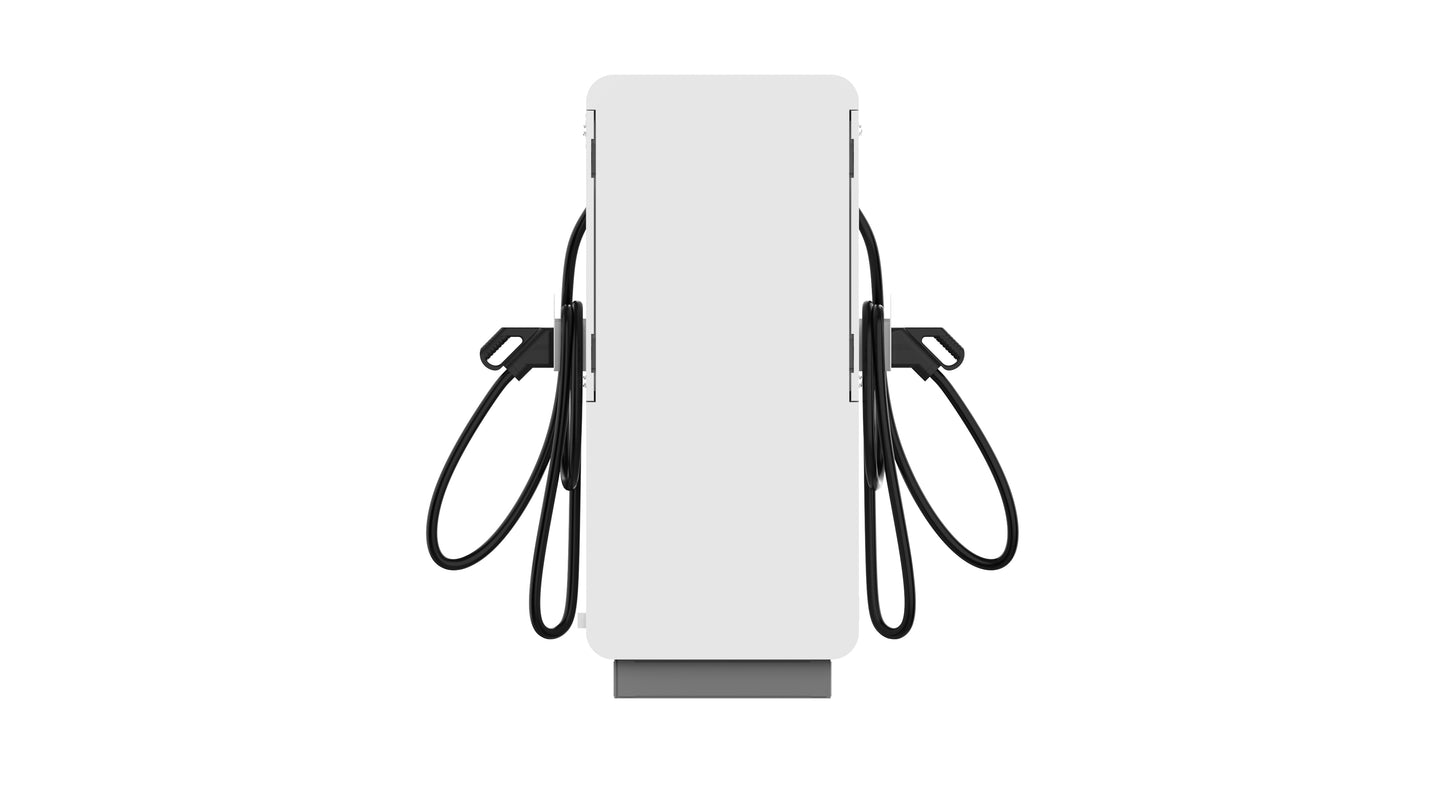 Econg Dupla AC/DC Gyors Töltő oszlop 160kw CCS1/CCS2 es elektromos autó töltő 5M kábellel