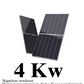 4 kW Hibrid Napelem rendszer Huawei inverterrel és Jinko Tiger napelemmel
