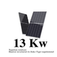 13 kW Hibrid Napelem rendszer Huawei inverterrel és Jinko Tiger napelemmel